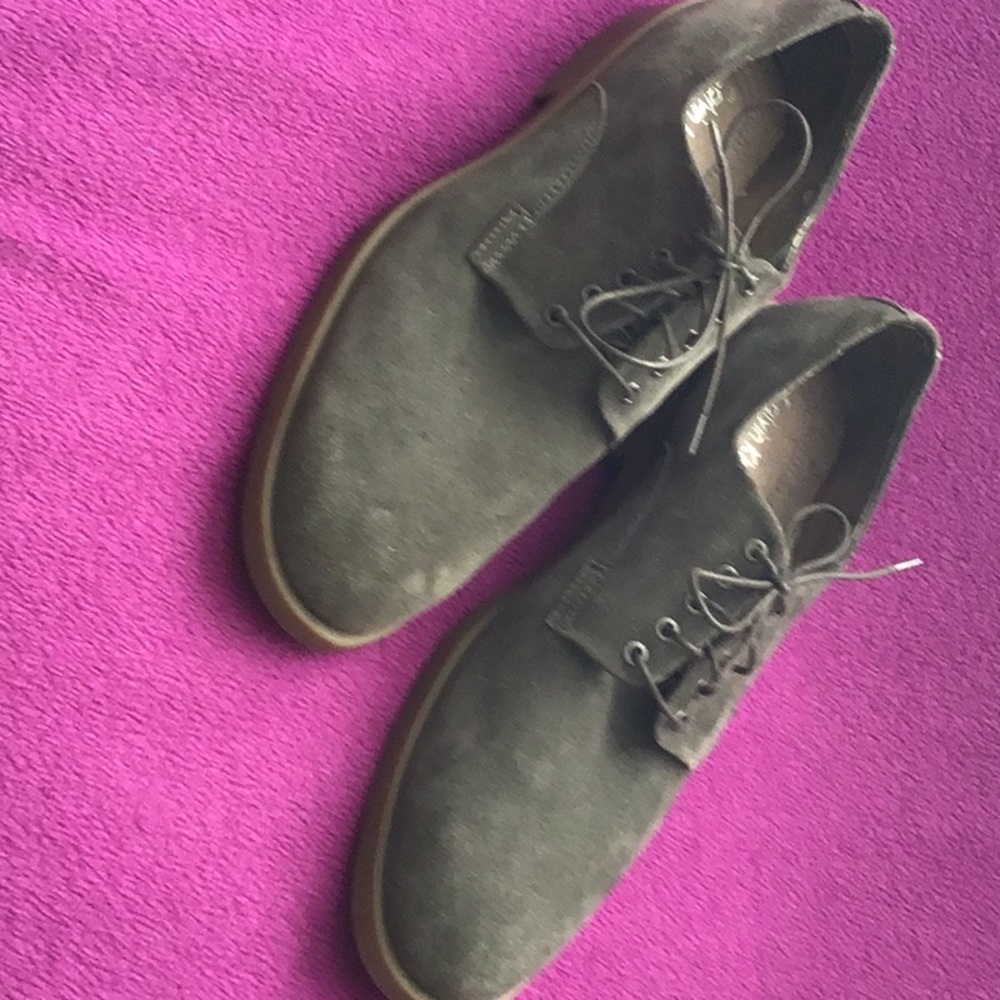 Calvin Klein Luke grey suede shoes men size 13